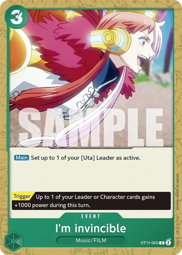 Image for I'm invincible (ST11-005) (ST-11) - One Piece Card Game