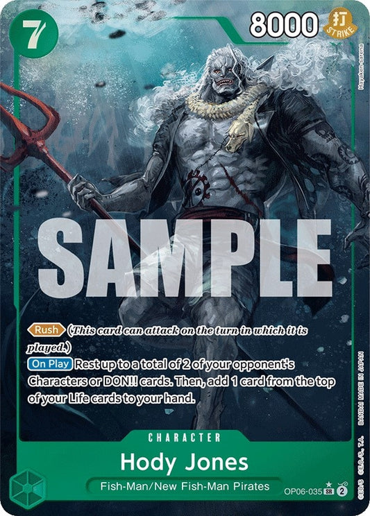 Image for Hody Jones (035) (Alternate Art) (OP06-035) - One Piece Card Game