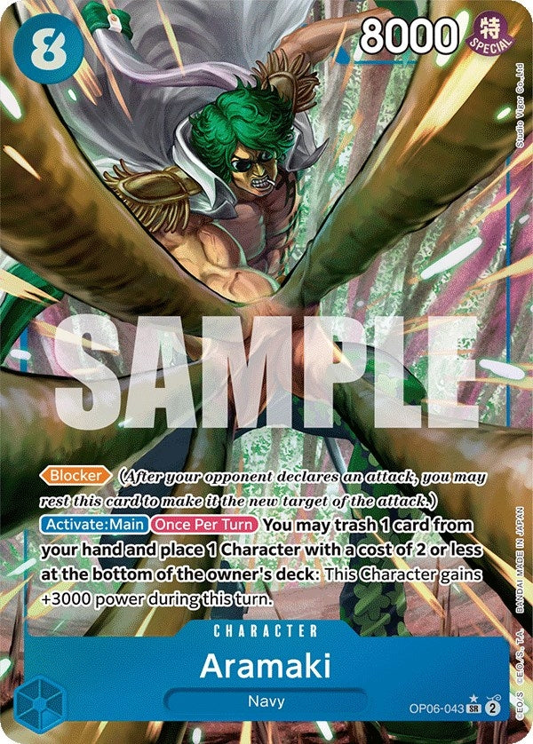 Image for Aramaki (Alternate Art) (OP06-043) - One Piece Card Game