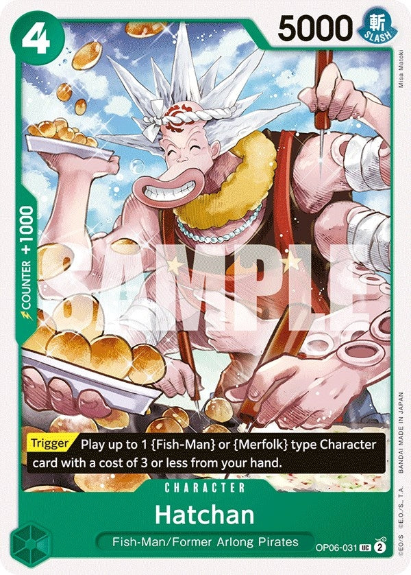 Image for Hatchan (OP06-031) - One Piece Card Game