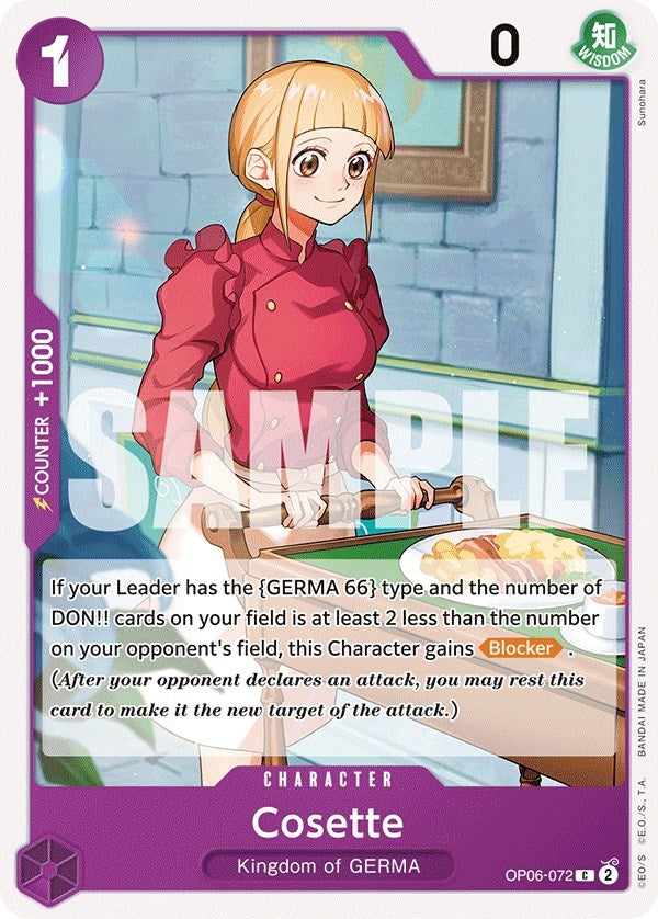Image for Cosette (OP06-072) - One Piece Card Game