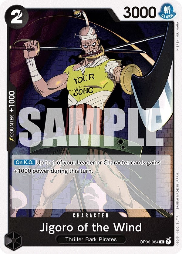 Image for Jigoro of the Wind (OP06-084) - One Piece Card Game
