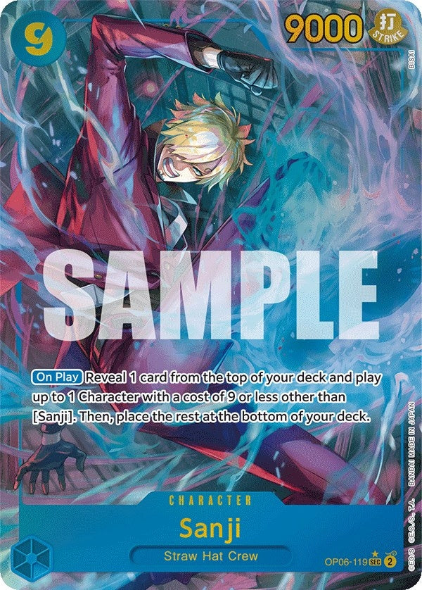 Image for Sanji (Alternate Art) (OP06-119) - One Piece Card Game