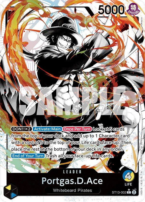 Image for Portgas.D.Ace (002) (Parallel) (ST13-002) - One Piece Card Game