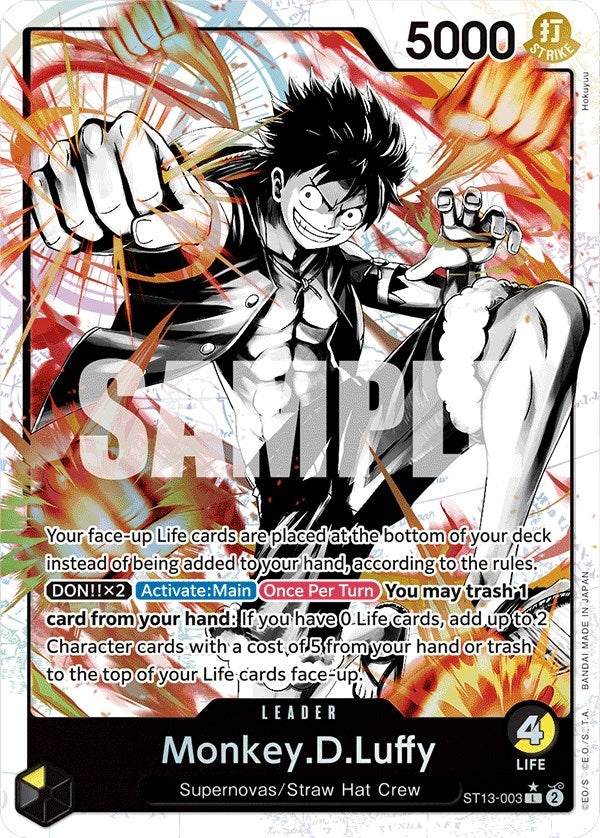 Image for Monkey.D.Luffy (003) (Parallel) (ST13-003) - One Piece Card Game