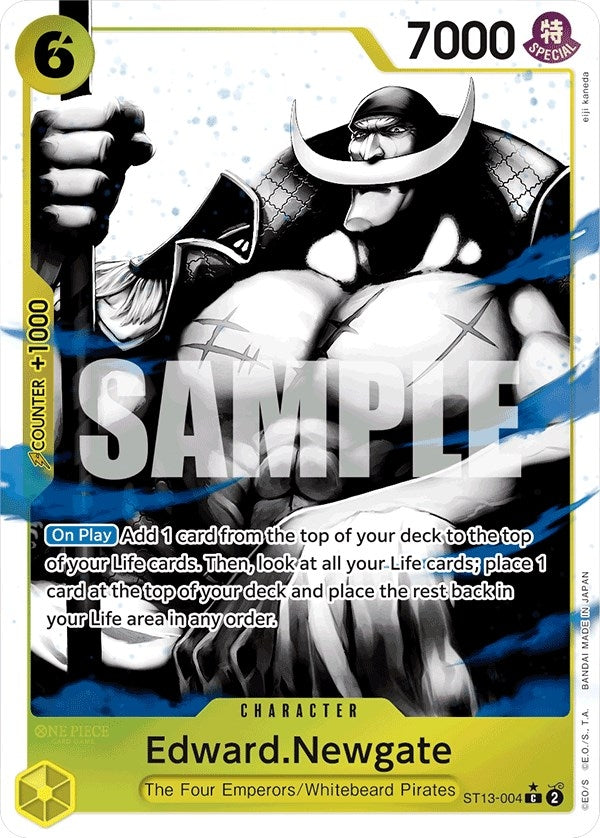 Image for Edward.Newgate (Parallel) (ST13-004) - One Piece Card Game