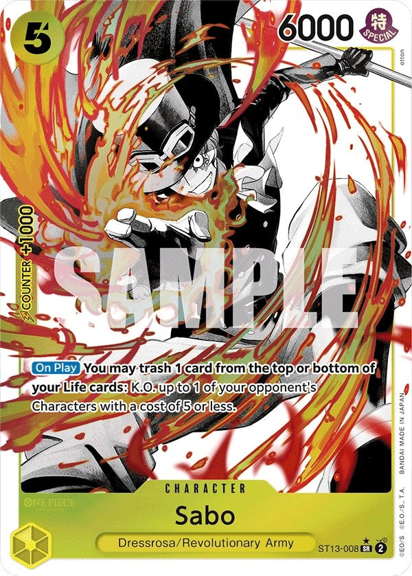 Image for Sabo (008) (Parallel) (ST13-008) - One Piece Card Game