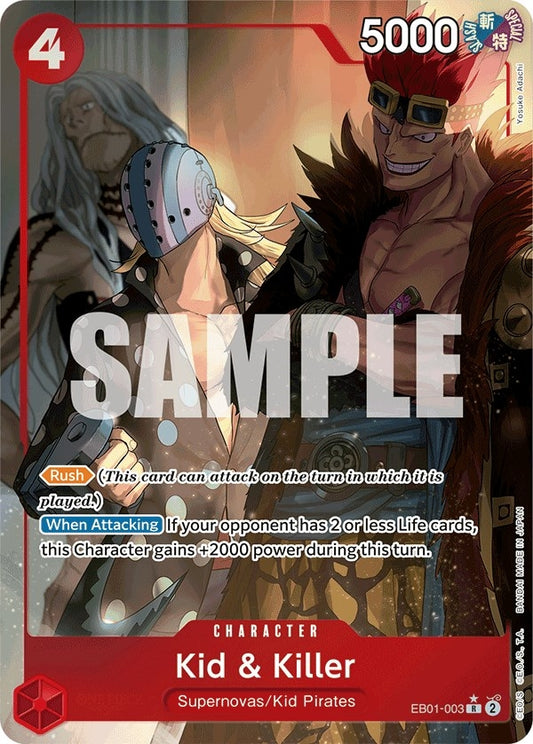 Image for Kid & Killer (Alternate Art) (EB01-003) - One Piece Card Game