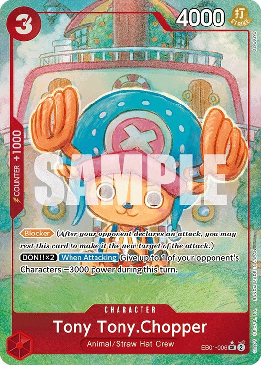 Image for Tony Tony.Chopper (Alternate Art) (EB01-006) - One Piece Card Game