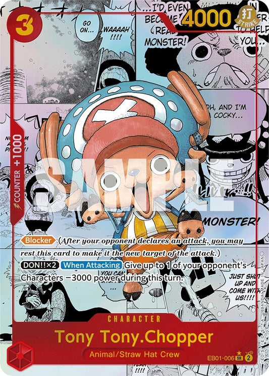 Image for Tony Tony.Chopper (Alternate Art) (Manga) (EB01-006) - One Piece Card Game