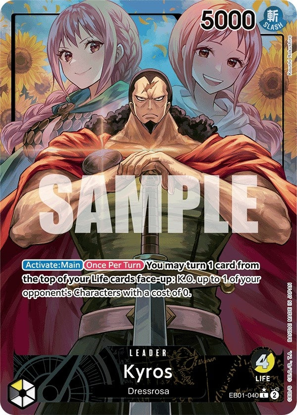Image for Kyros (Alternate Art) (EB01-040) - One Piece Card Game