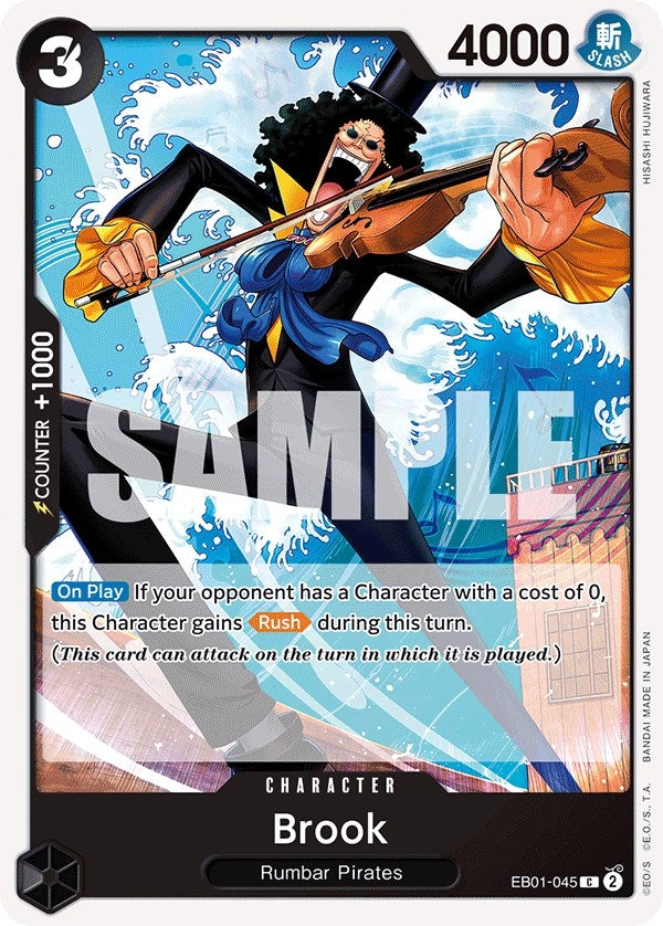 Image for Brook (045) (EB01-045) - One Piece Card Game
