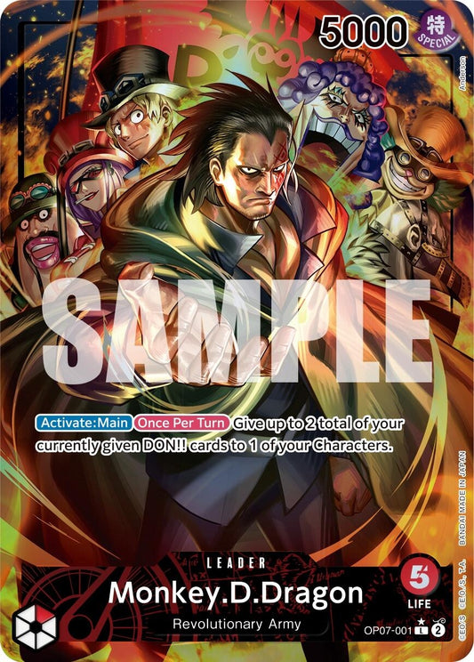 Image for Monkey.D.Dragon (001) (Parallel) (OP07-001) - One Piece Card Game