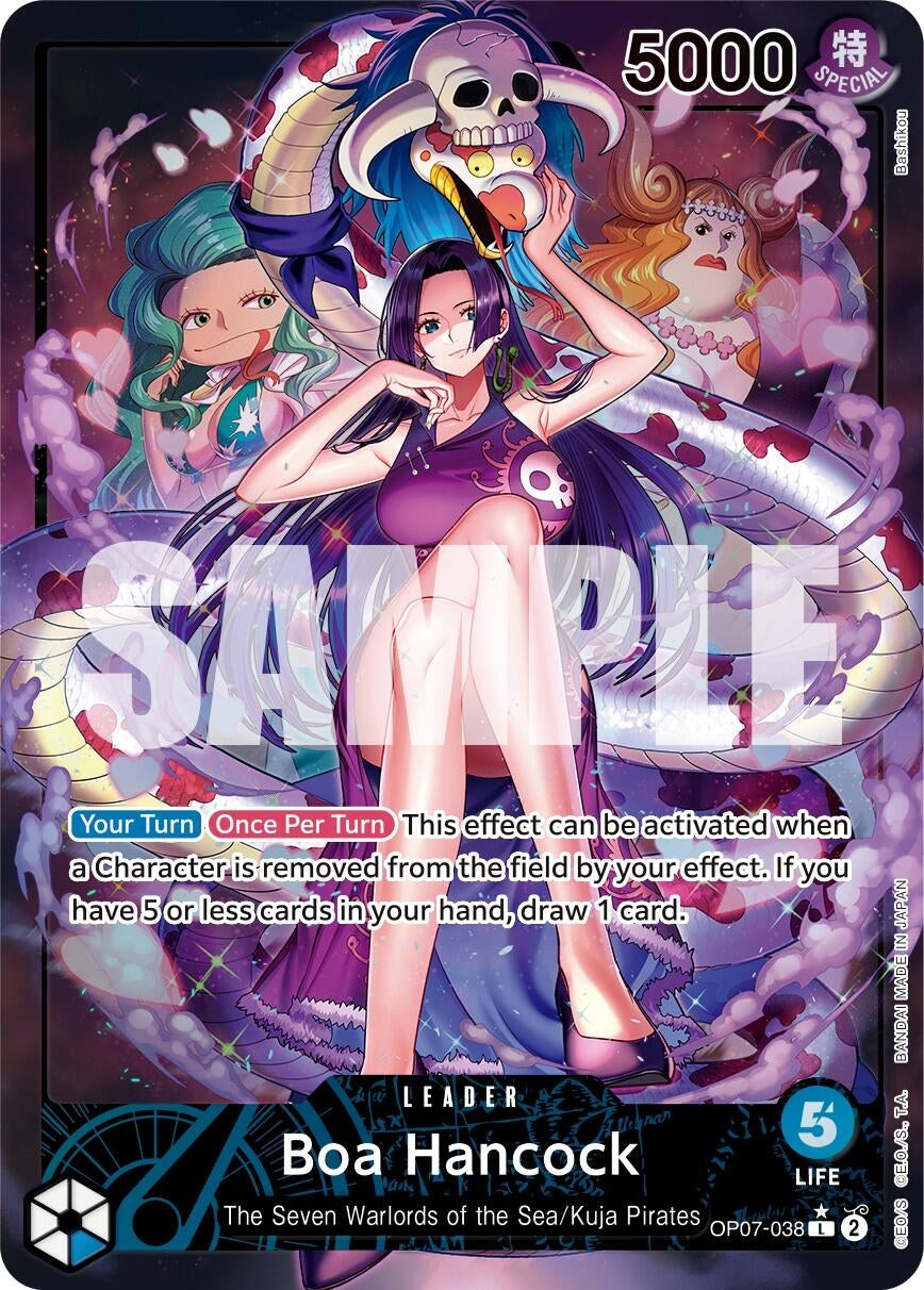 Image for Boa Hancock (038) (Parallel) (OP07-038) - One Piece Card Game