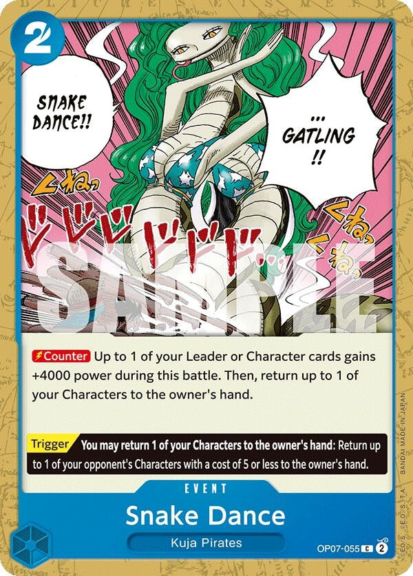 Image for Snake Dance (OP07-055) - One Piece Card Game