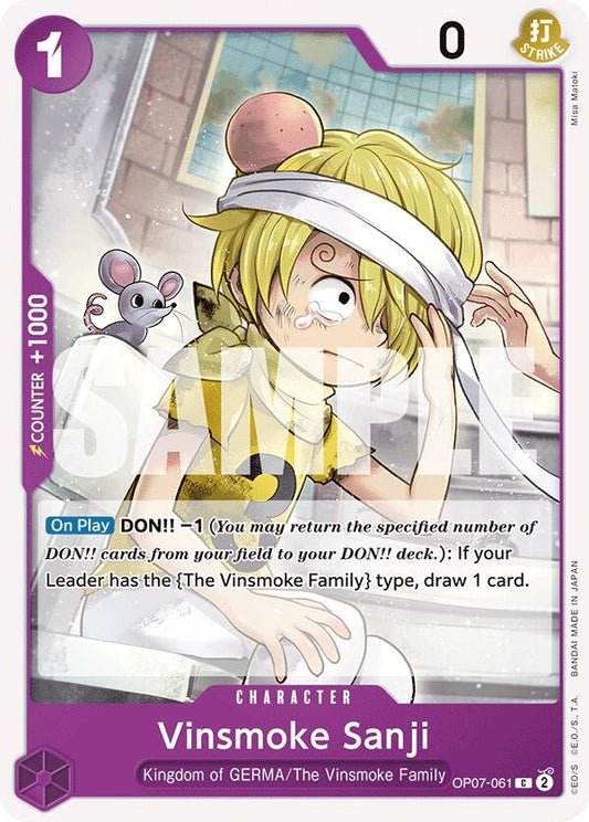 Image for Vinsmoke Sanji (OP07-061) - One Piece Card Game