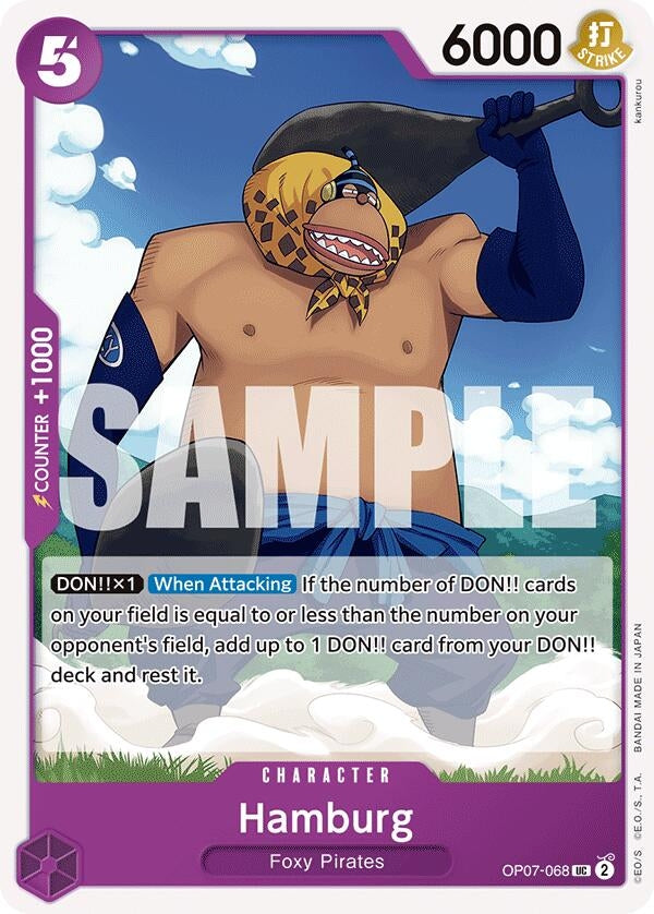 Image for Hamburg (OP07-068) - One Piece Card Game