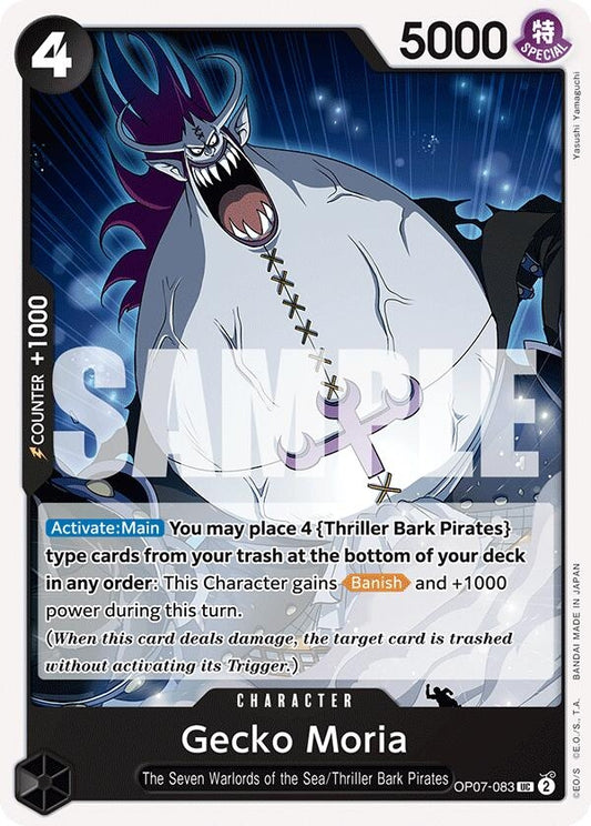 Image for Gecko Moria (083) (OP07-083) - One Piece Card Game