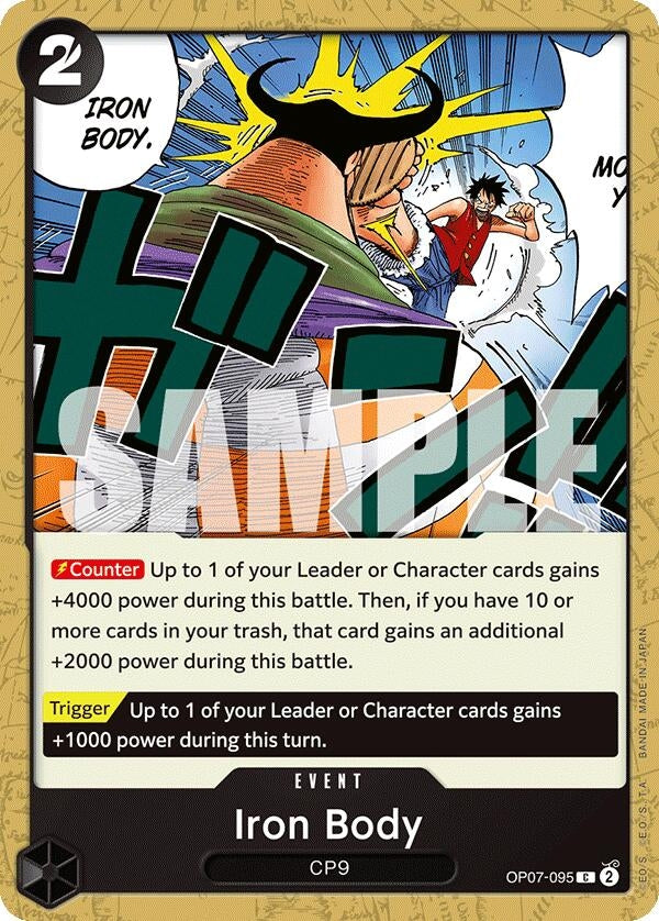 Image for Iron Body (OP07-095) - One Piece Card Game