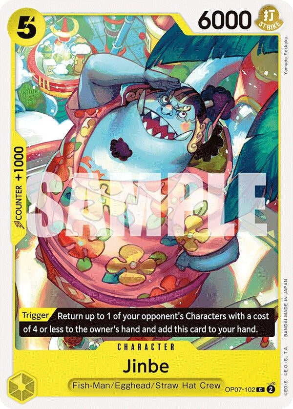 Image for Jinbe (102) (OP07-102) - One Piece Card Game