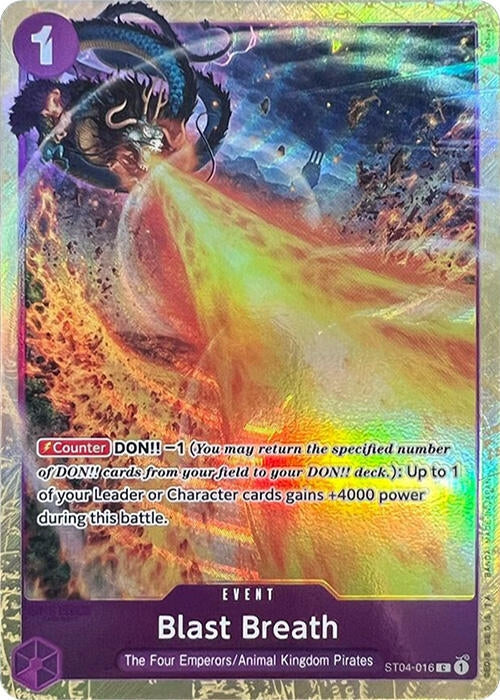 Image for Blast Breath (Premium Card Collection -Best Selection Vol. 1-) (ST04-016) - One Piece Card Game