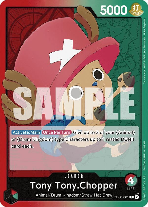 Image for Tony Tony.Chopper (001) (OP08-001) - One Piece Card Game