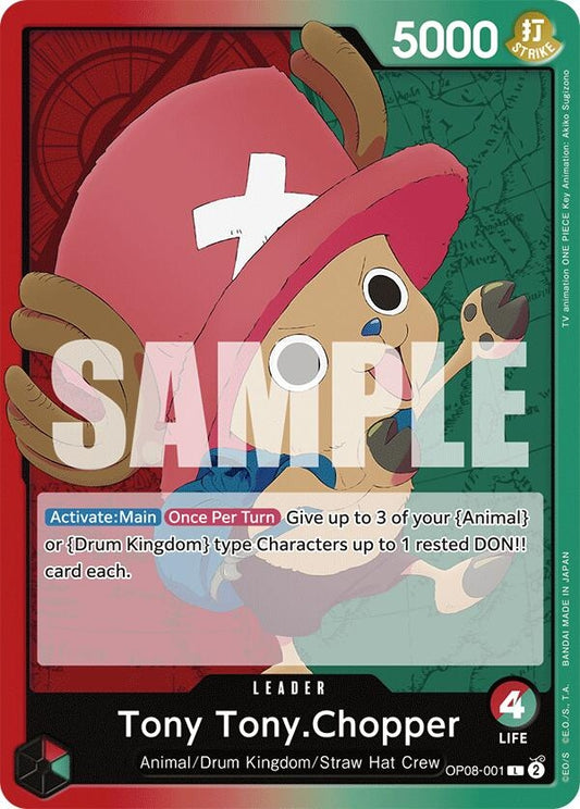 Image for Tony Tony.Chopper (001) (OP08-001) - One Piece Card Game