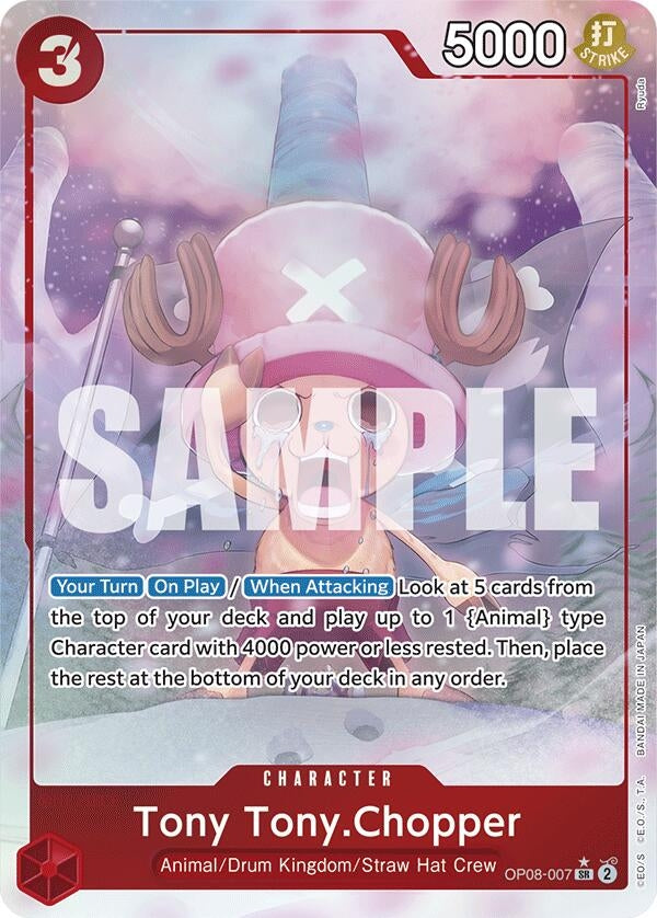 Image for Tony Tony.Chopper (0070) (Parallel) (OP08-007) - One Piece Card Game