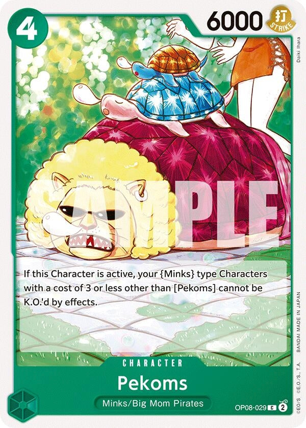 Image for Pekoms (OP08-029) - One Piece Card Game