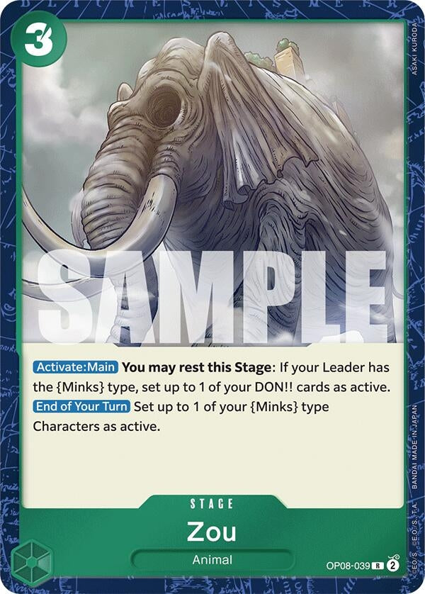 Image for Zou (OP08-039) - One Piece Card Game