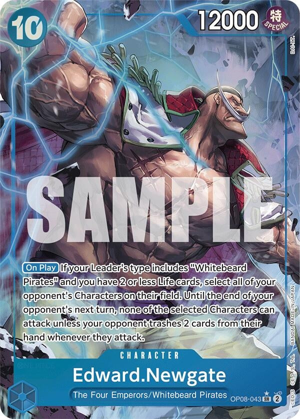 Image for Edward.Newgate (Parallel) (OP08-043) - One Piece Card Game