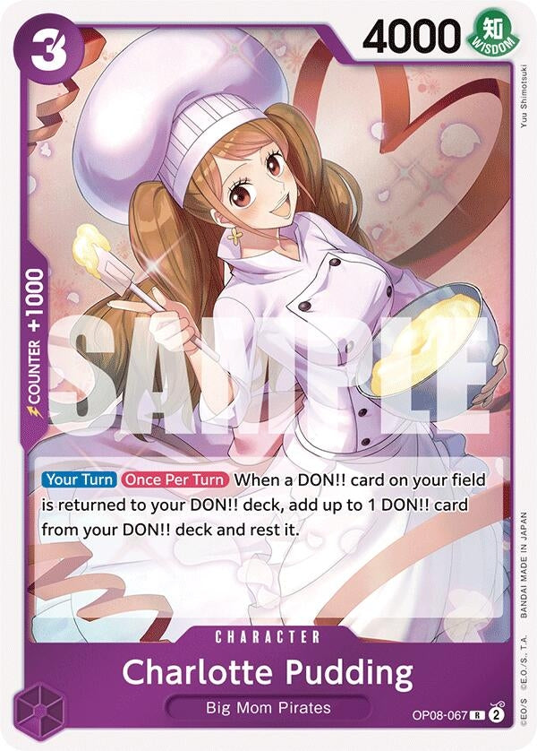 Image for Charlotte Pudding (067) (OP08-067) - One Piece Card Game