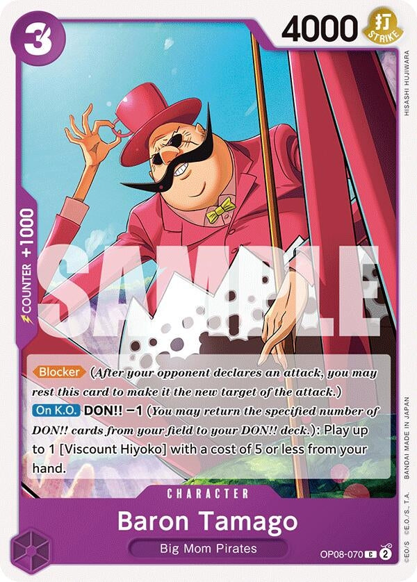 Image for Baron Tamago (OP08-070) - One Piece Card Game