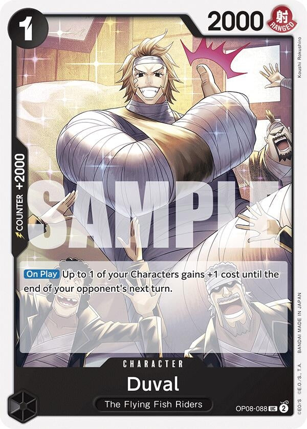 Image for Duval (OP08-088) - One Piece Card Game