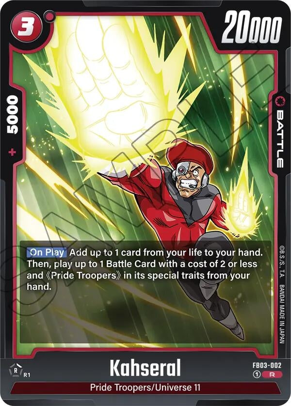 Image for Kahseral (FB03-002) - Dragon Ball Super: Fusion World