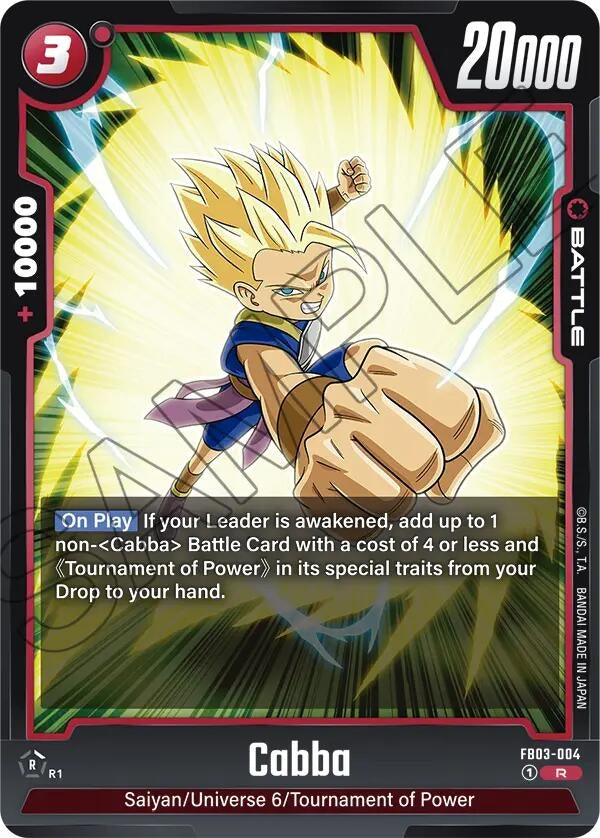 Image for Cabba (FB03-004) - Dragon Ball Super: Fusion World