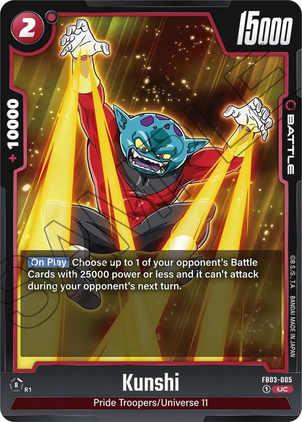 Image for Kunshi (FB03-005) - Dragon Ball Super: Fusion World