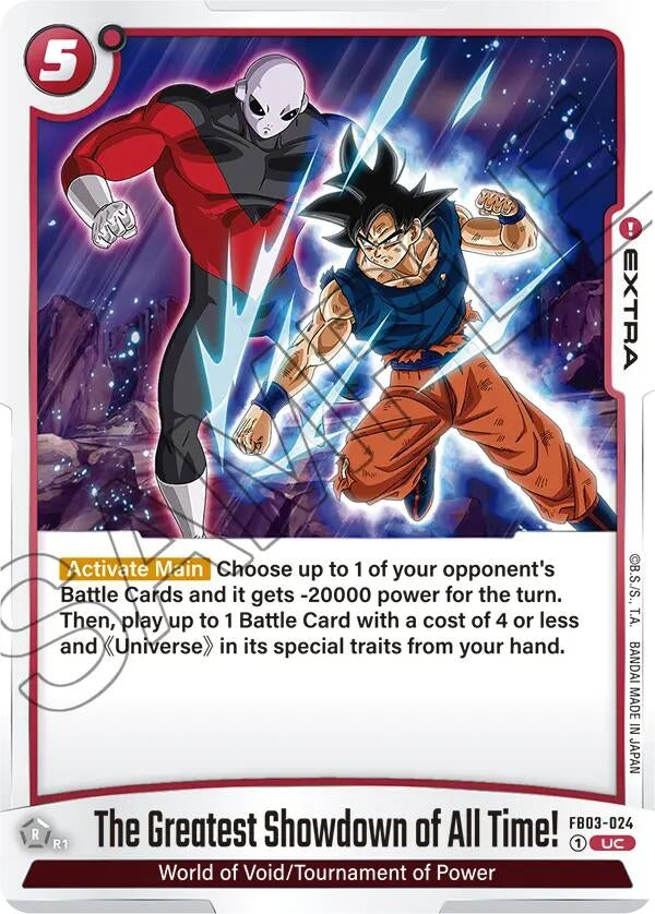 Image for The Greatest Showdown of All Time! (FB03-024) - Dragon Ball Super: Fusion World