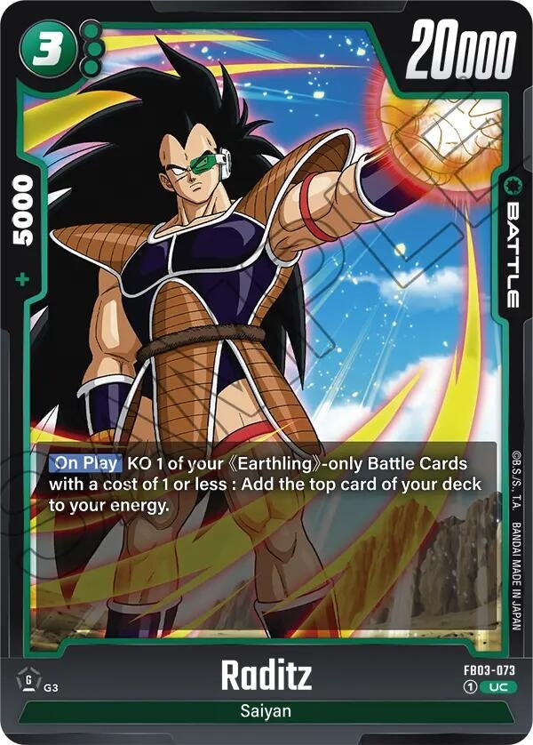 Image for Raditz - FB03-073 (FB03-073) - Dragon Ball Super: Fusion World