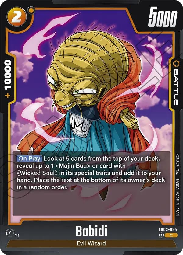Image for Babidi - FB03-084 (FB03-084) - Dragon Ball Super: Fusion World