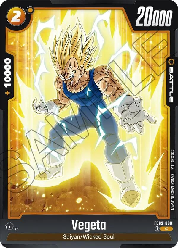 Image for Vegeta - FB03-088 (FB03-088) - Dragon Ball Super: Fusion World