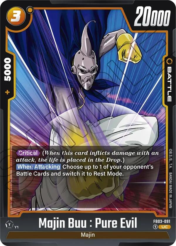 Image for Majin Buu : Pure Evil (FB03-091) - Dragon Ball Super: Fusion World