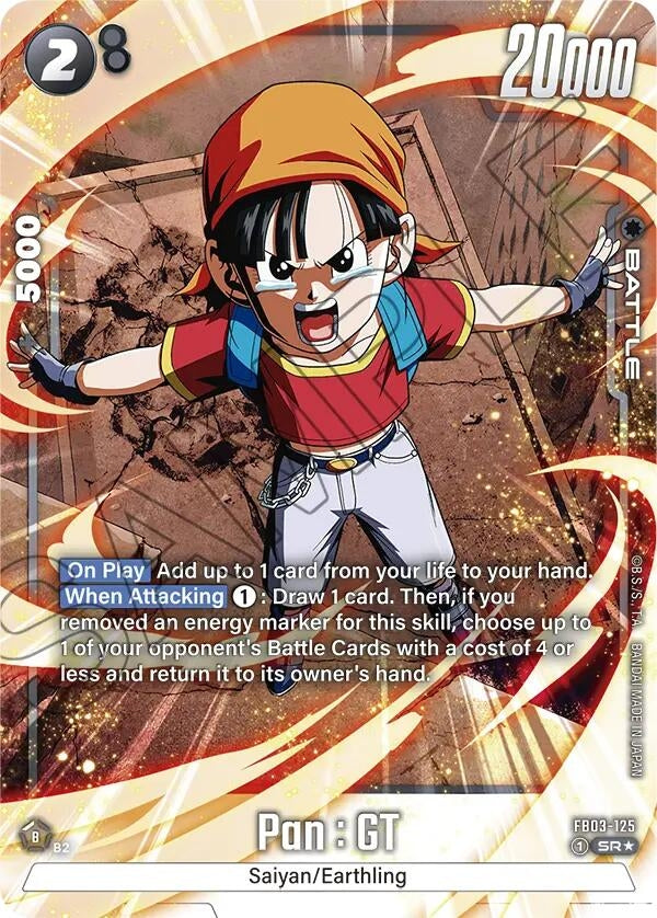 Image for Pan : GT - FB03-125 (Alternate Art) (FB03-125) - Dragon Ball Super: Fusion World