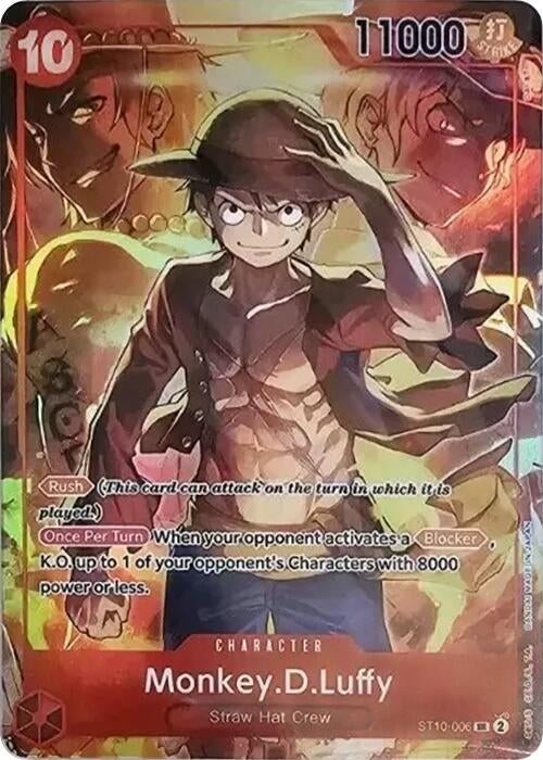 Image for Monkey.D.Luffy (Treasure Booster Set) (ST10-006) - One Piece Card Game