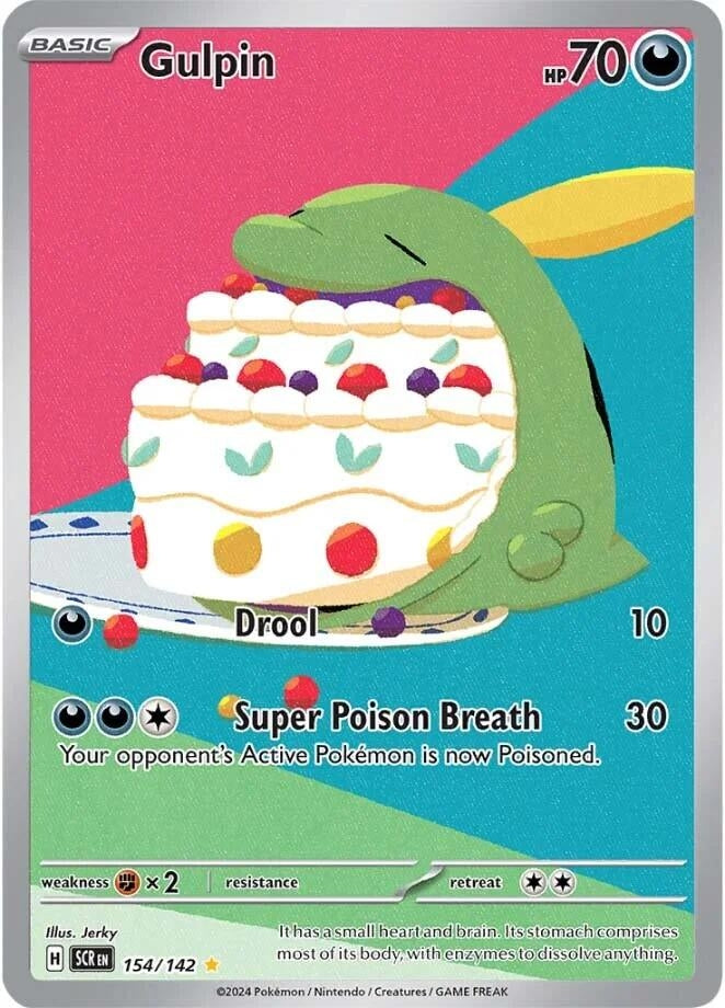 Image for Gulpin (154/142) (SCR) - Pokemon