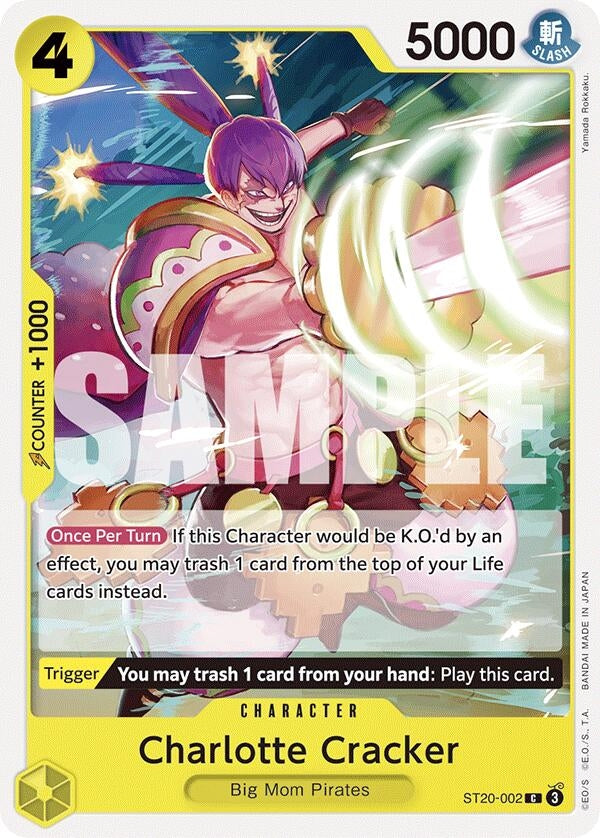 Image for Charlotte Cracker (ST20-002) (ST-20) - One Piece Card Game
