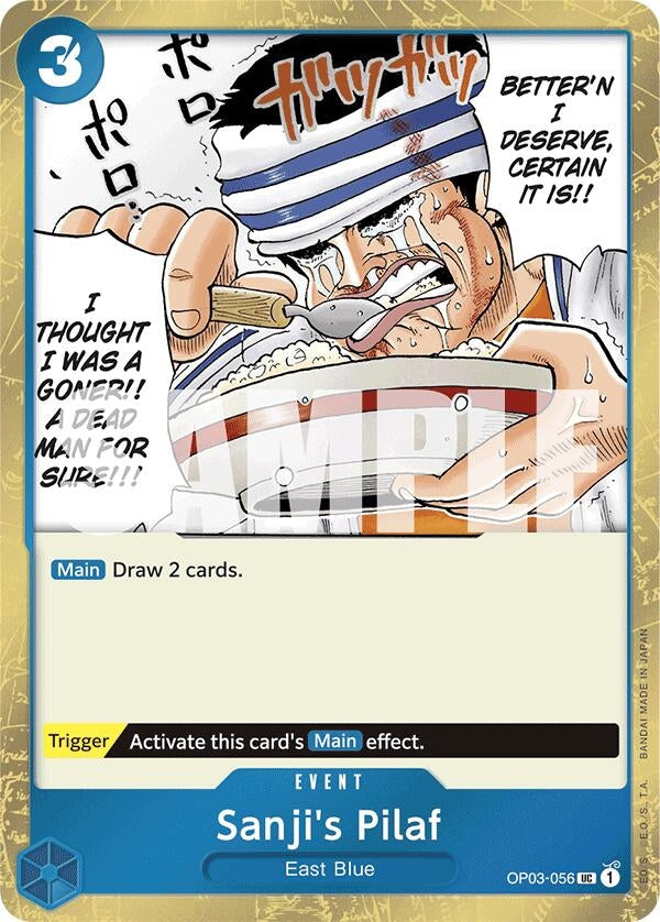 Image for Sanji's Pilaf (Jolly Roger Foil) (OP03-056) - One Piece Card Game