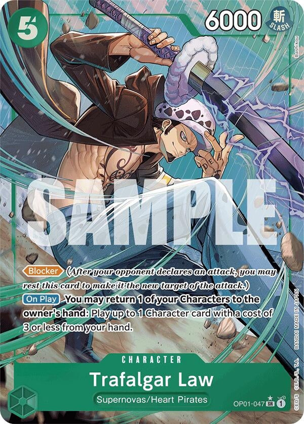 Image for Trafalgar Law (OP01-047) (Alternate Art) (OP01-047) - One Piece Card Game