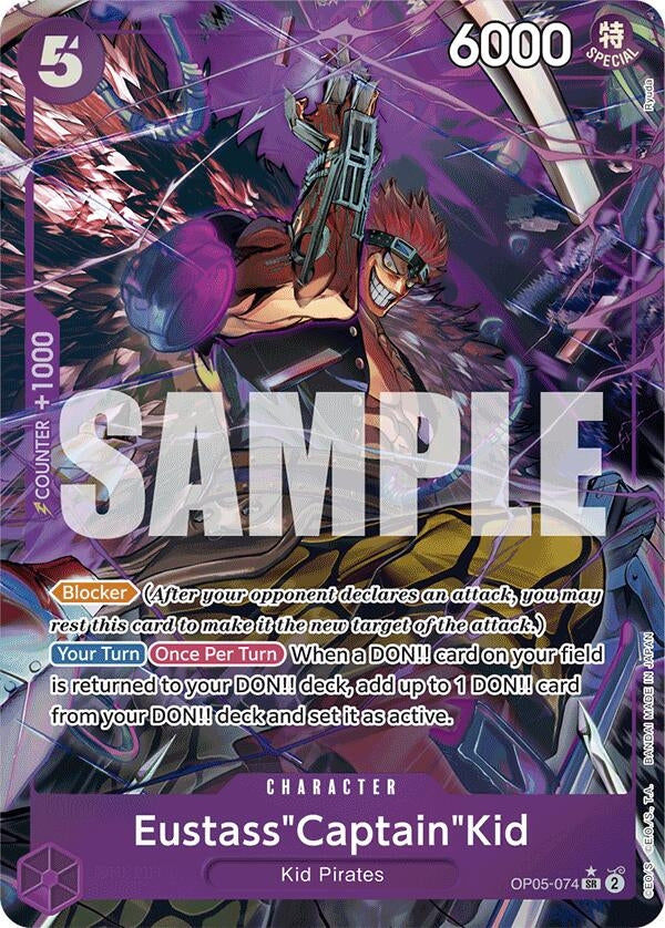 Image for Eustass"Captain"Kid (OP05-074) (Alternate Art) (OP05-074) - One Piece Card Game