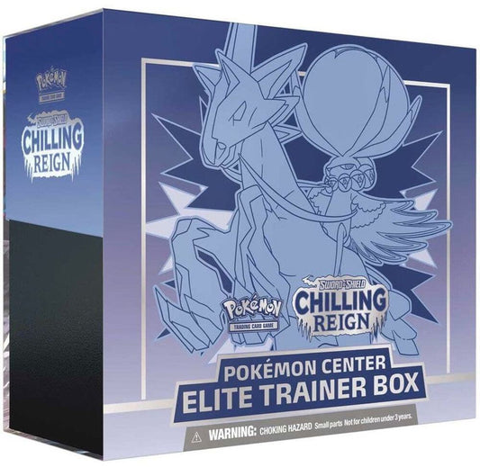 Sword & Shield-Chilling Reign Pokémon Center Elite Trainer Box (Ice Rider Calyrex)